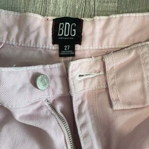 Pink cargo pants